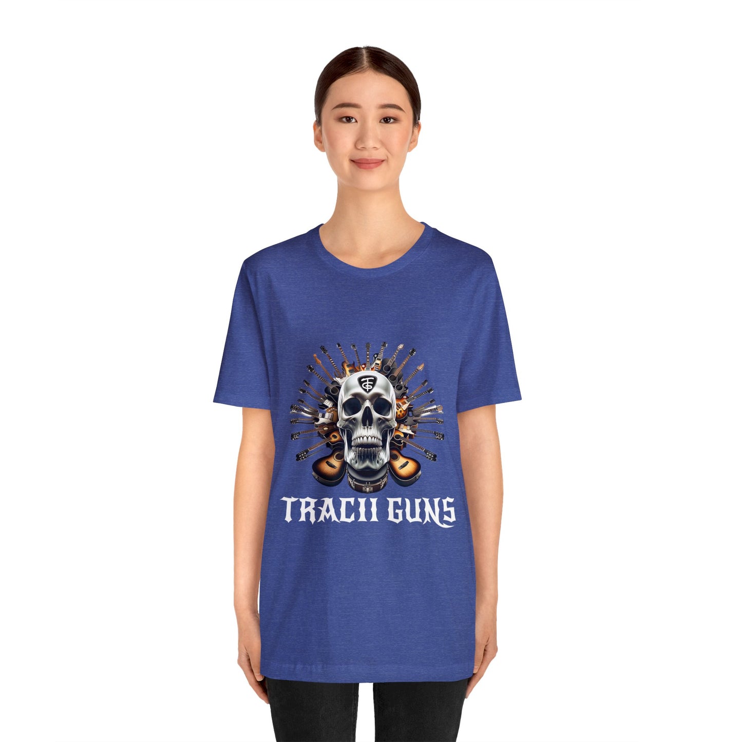 TFG LOGO - Skull Guitar V2 - Unisex Jersey Short Sleeve Tee