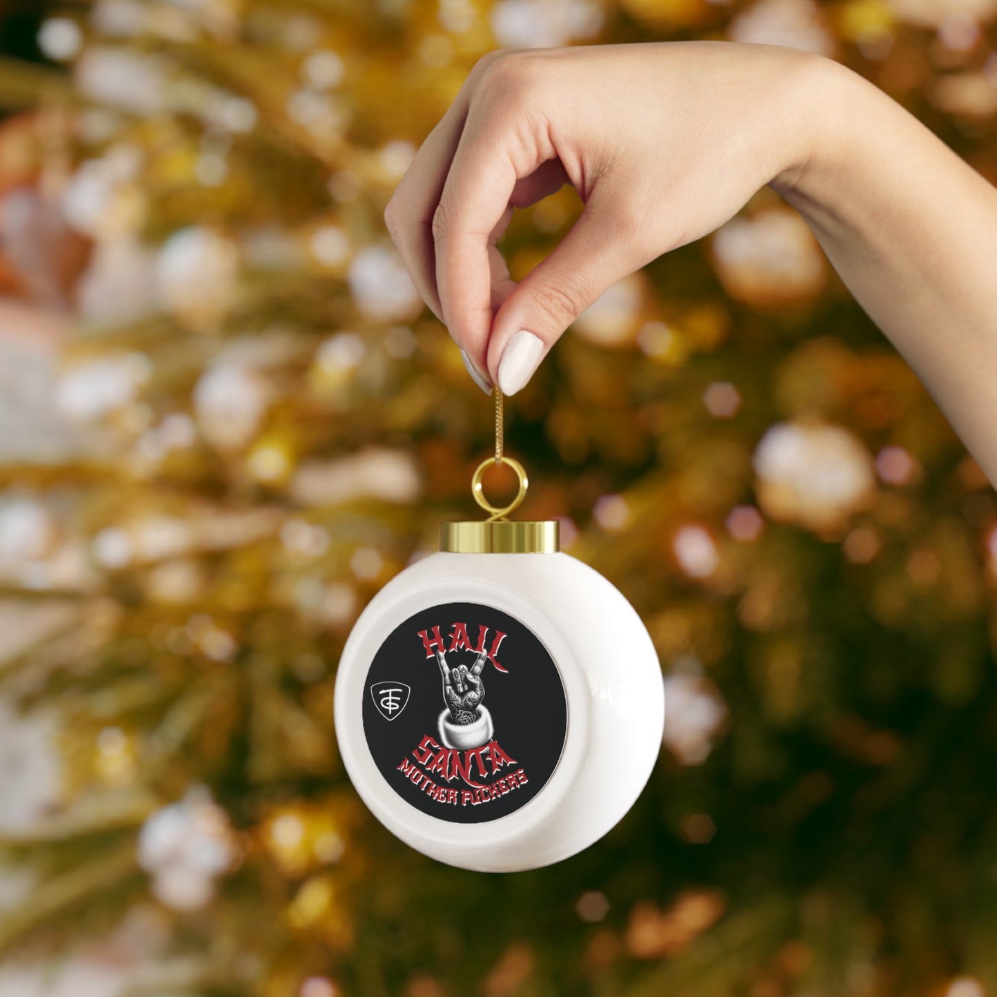 HAIL SANTA MF - TFG Holiday Ornament