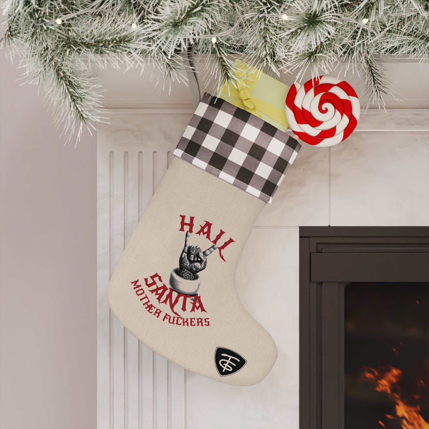 HAIL SANTA TFG MF STOCKING