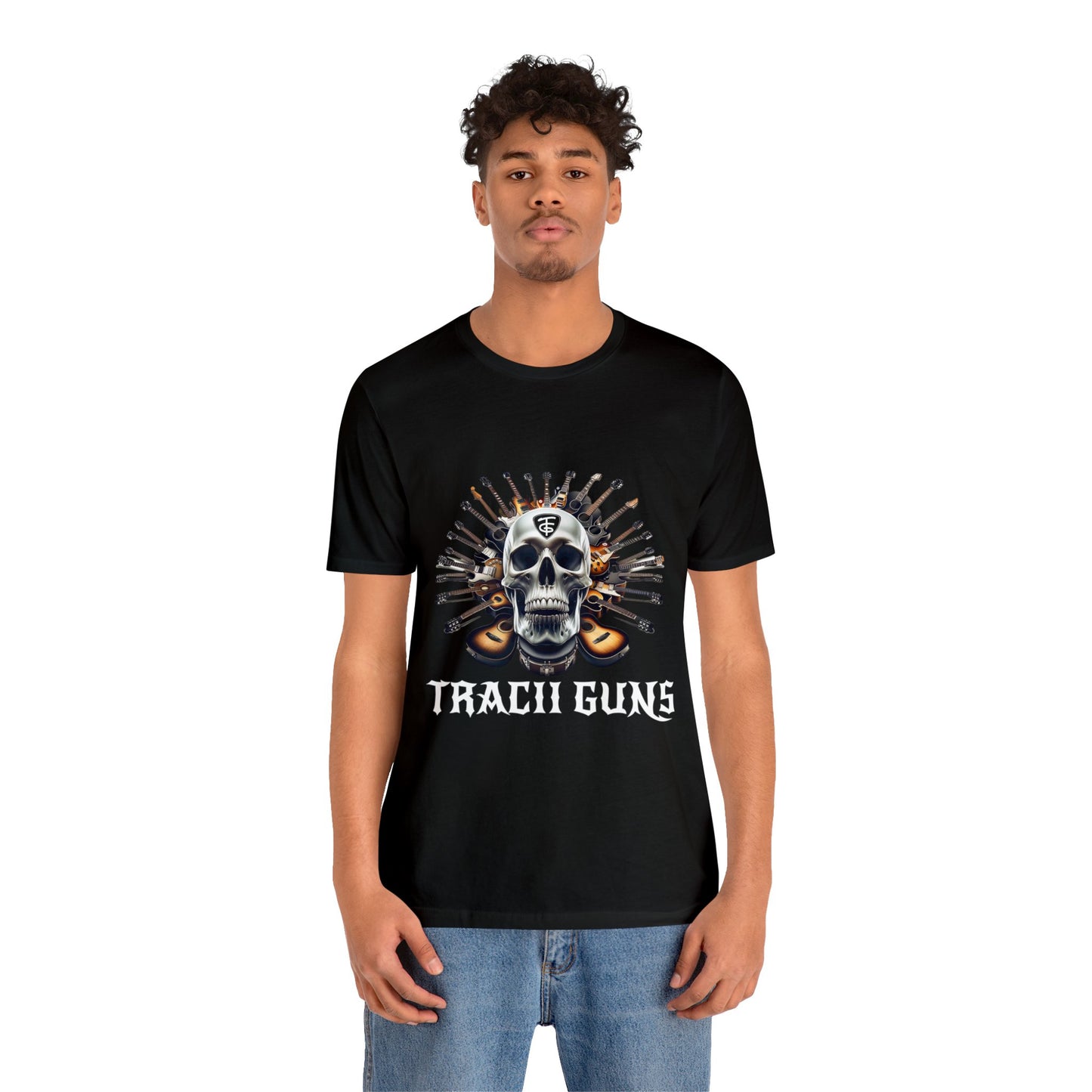 TFG LOGO - Skull Guitar V2 - Unisex Jersey Short Sleeve Tee