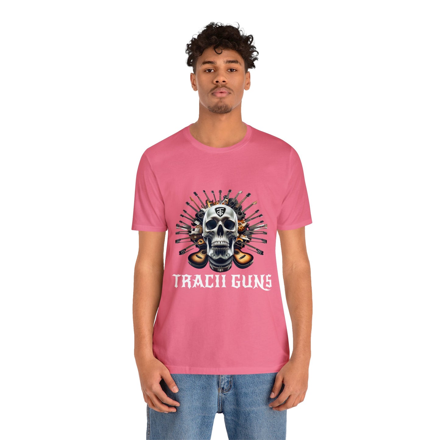 TFG LOGO - Skull Guitar V2 - Unisex Jersey Short Sleeve Tee