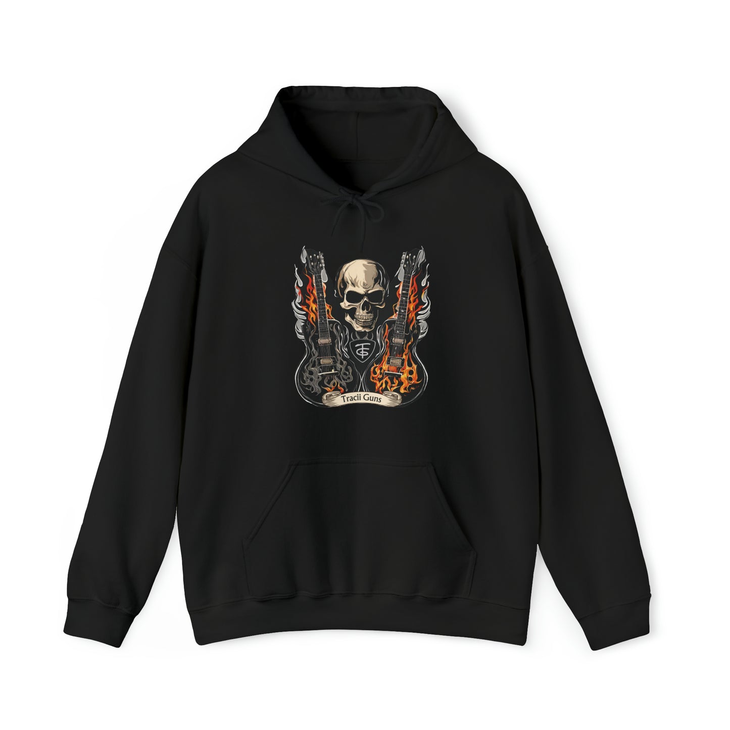 TFG LOGO Guitar Skull Unisex Heavy Blend™ Hooded Sweatshirt
