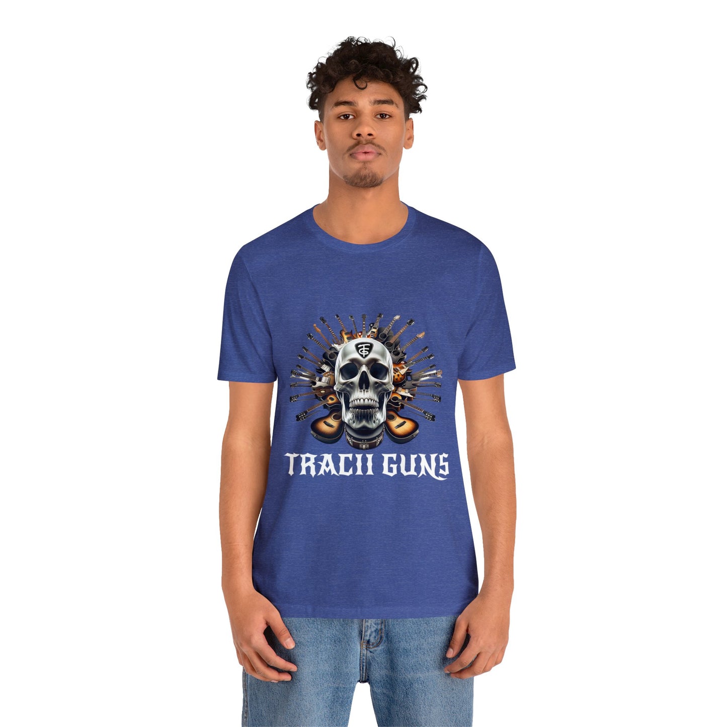 TFG LOGO - Skull Guitar V2 - Unisex Jersey Short Sleeve Tee
