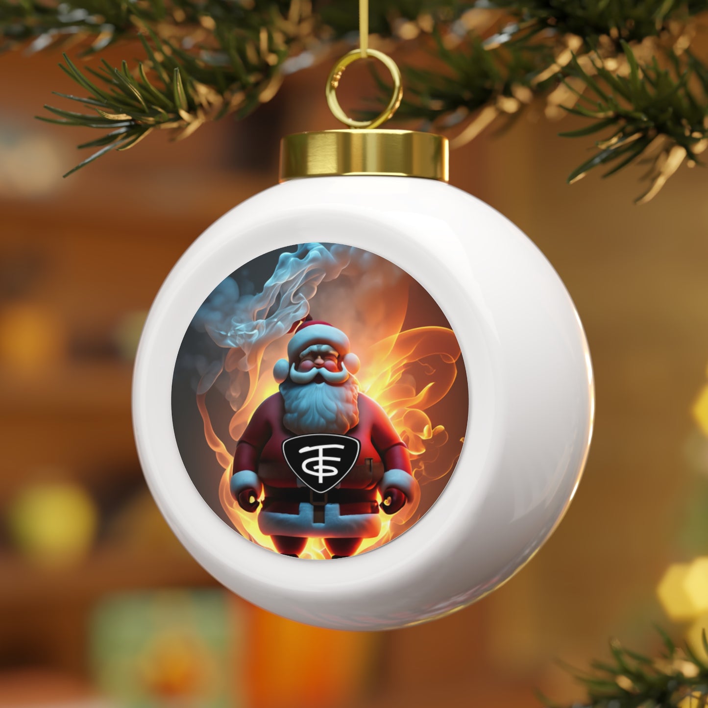 TFG - HAIL SANTA - Custom Ornament