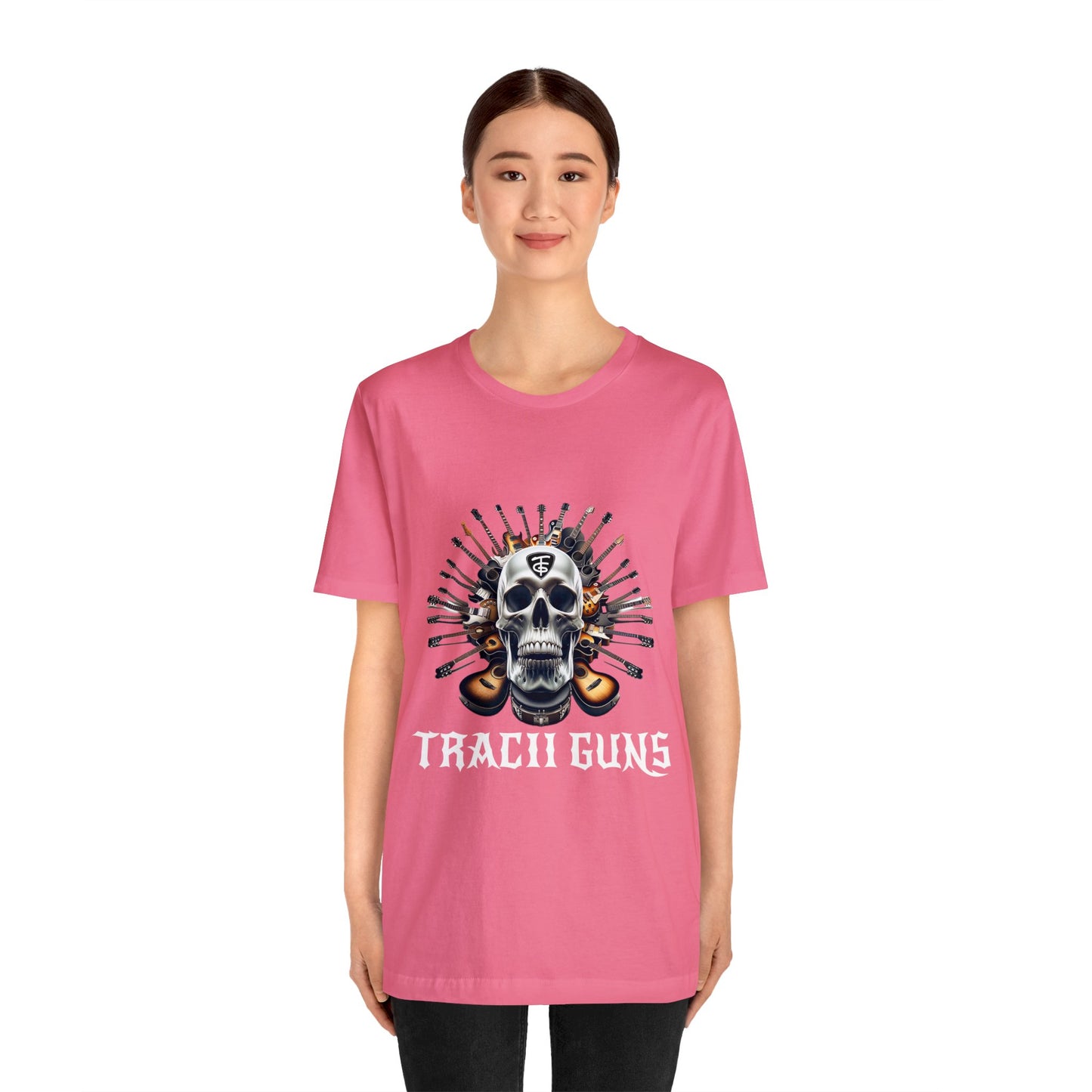 TFG LOGO - Skull Guitar V2 - Unisex Jersey Short Sleeve Tee