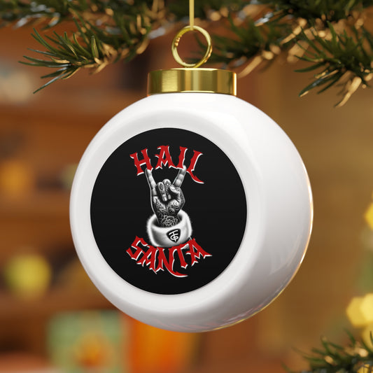 HAIL SANTA  Holiday Ornament