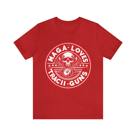 TFG Logo MAGA loves Tracii - Unisex Jersey Short Sleeve Tee