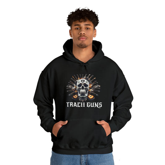 TFG LOGO Skull Guitar V2 Unisex Heavy Blend™ Hooded Sweatshirt